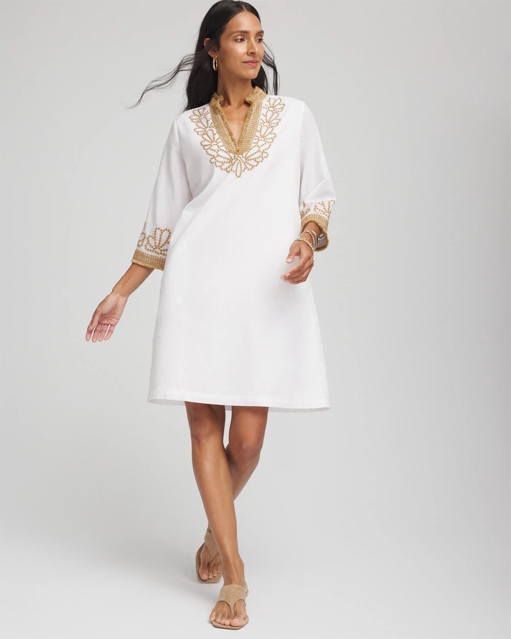 Embroidered Kurta Dress