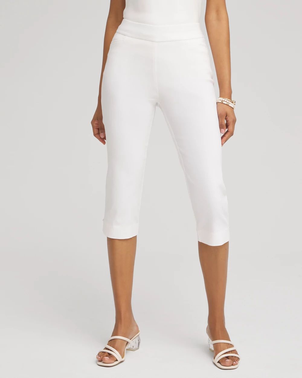 Brigitte™ Pull-On Rivet Slim Capris