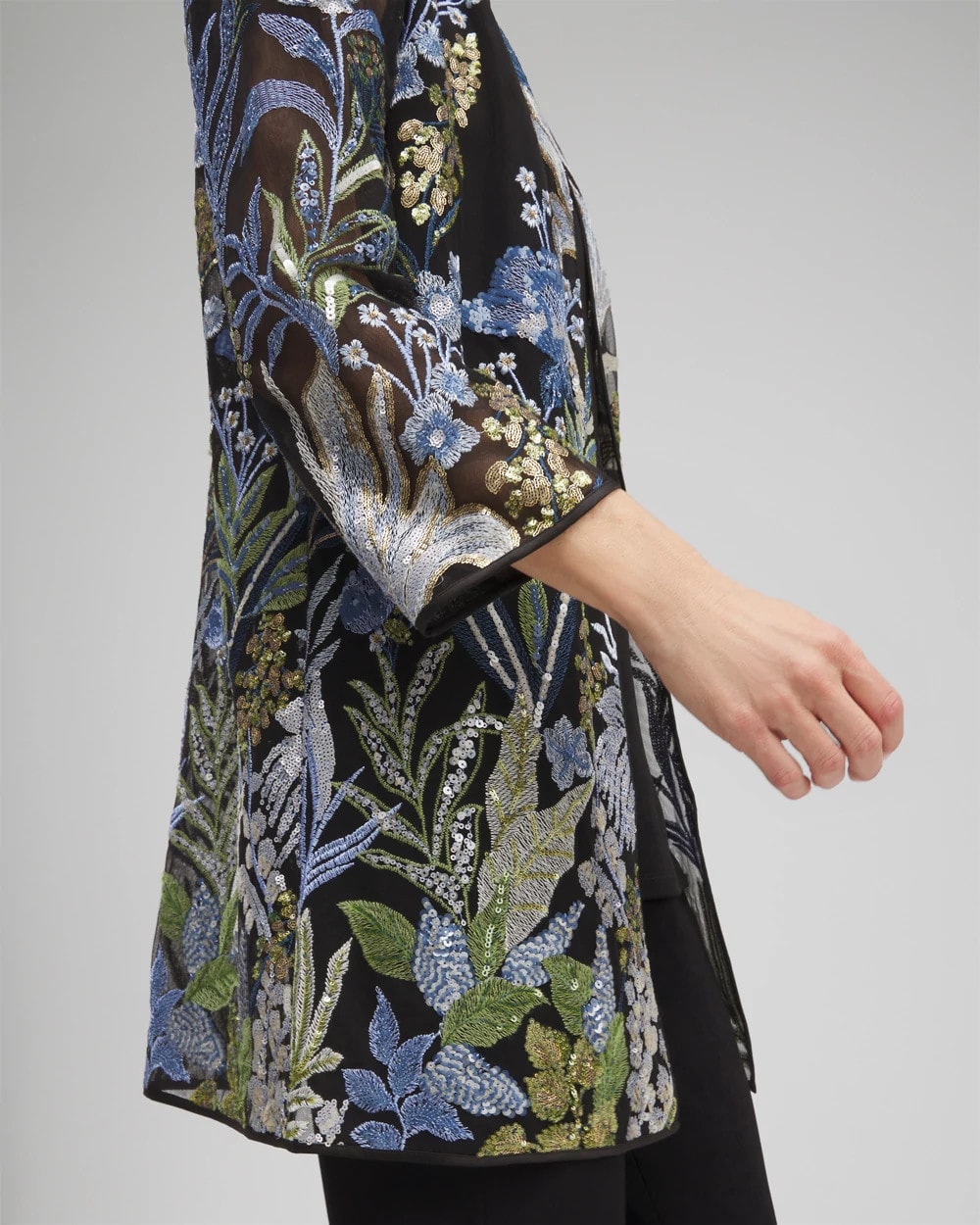 Travelers™ Collection Embroidered Mesh Jacket