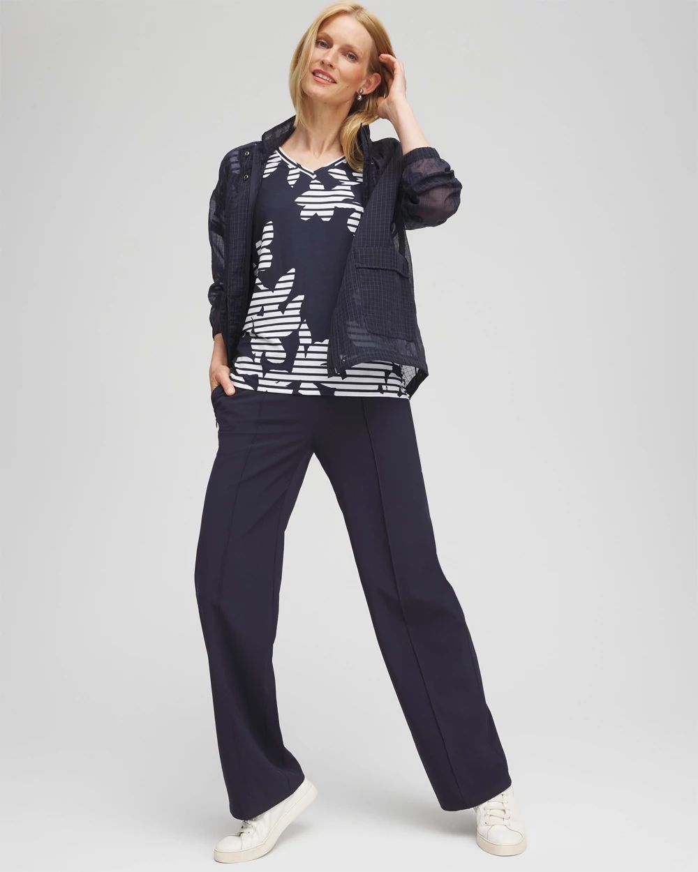 Petite Zenergy® UPF Wide Leg Trousers click to view larger image.