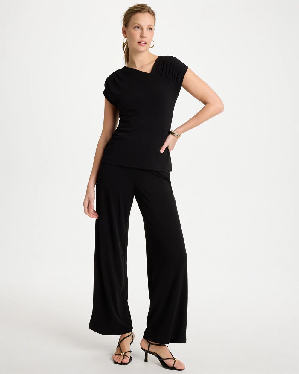 Travelers™ Knit Asymmetrical Top