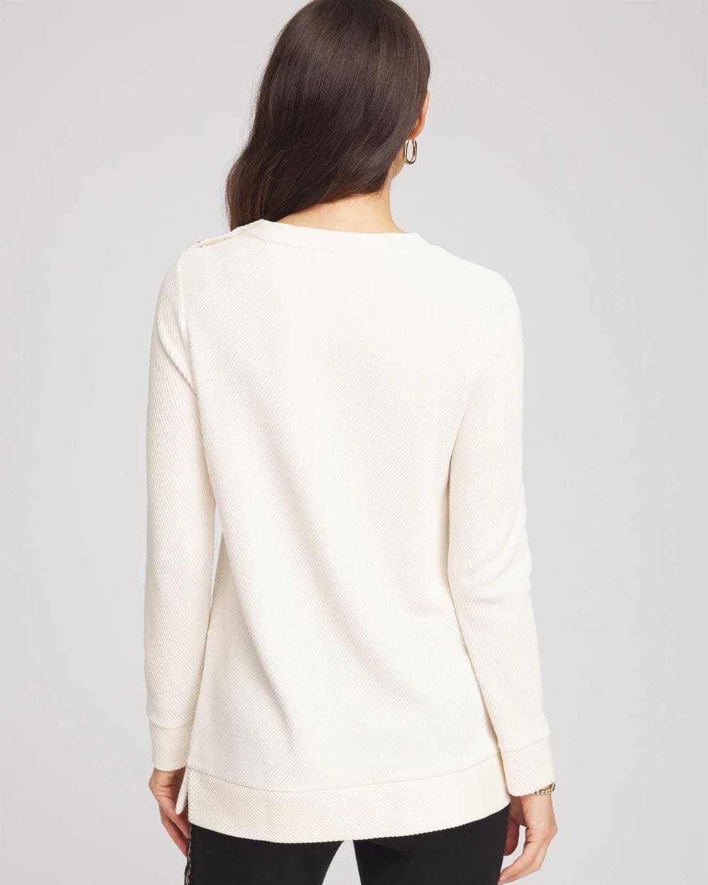 Zenergy® Ottoman Ribbed Tunic click to view larger image.