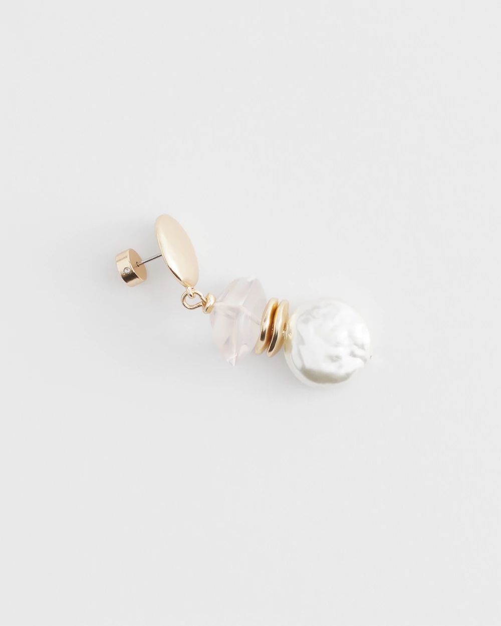 Faux Pearl Drop Earrings