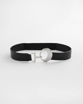 Soft-Stretch Faux Leather Belt click to view larger image.