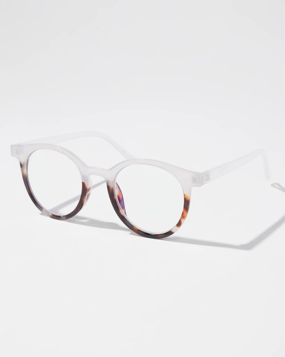 Clear Tort Frosted Readers