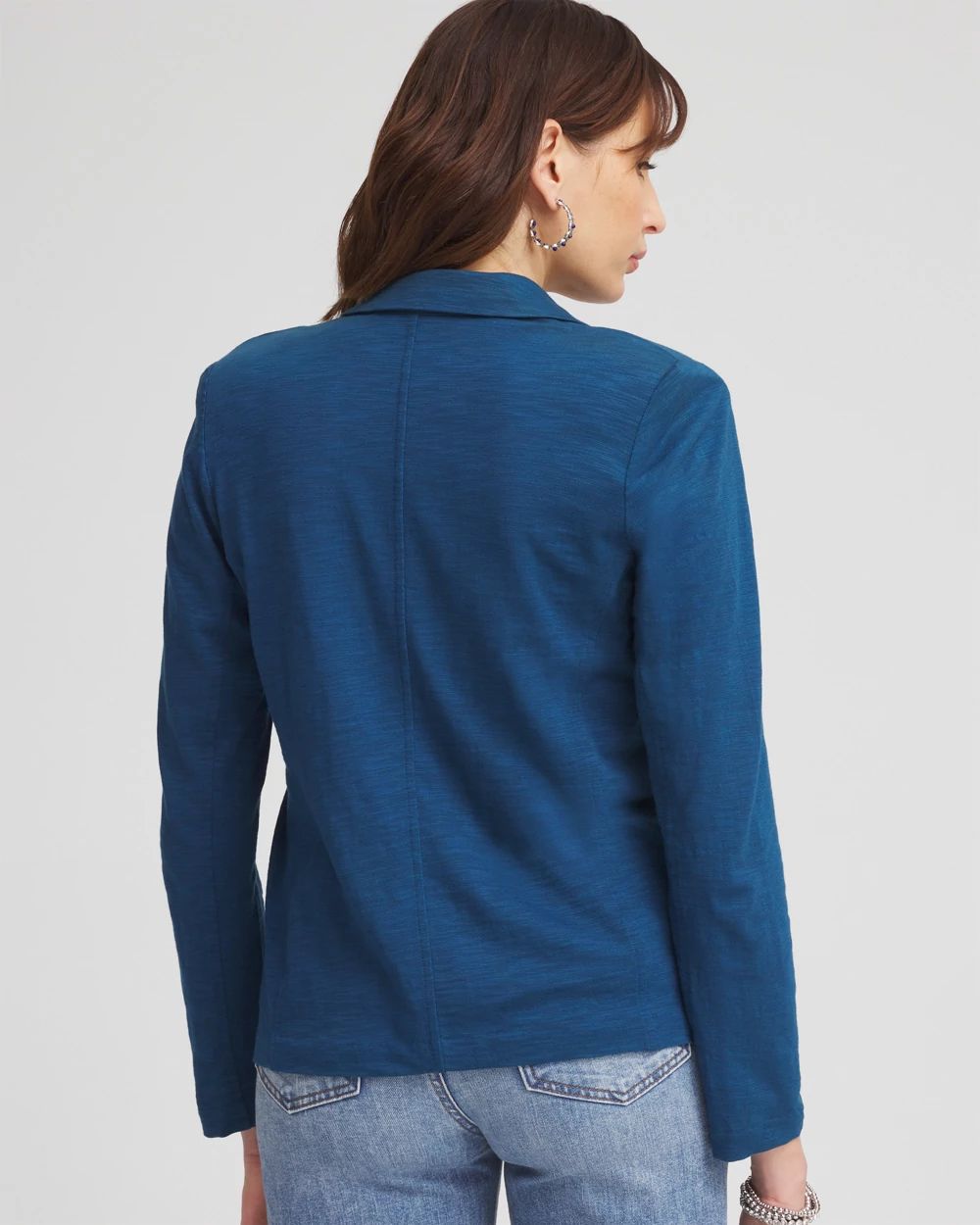 Slub Knit Blazer