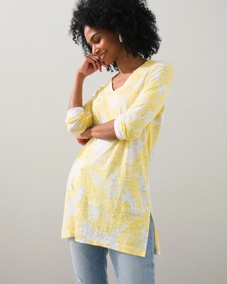 Linen Warm Paisley Tunic