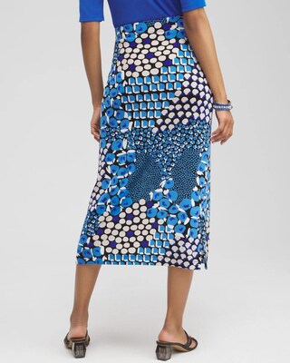 Travelers™ Mixed Dots Midi Skirt