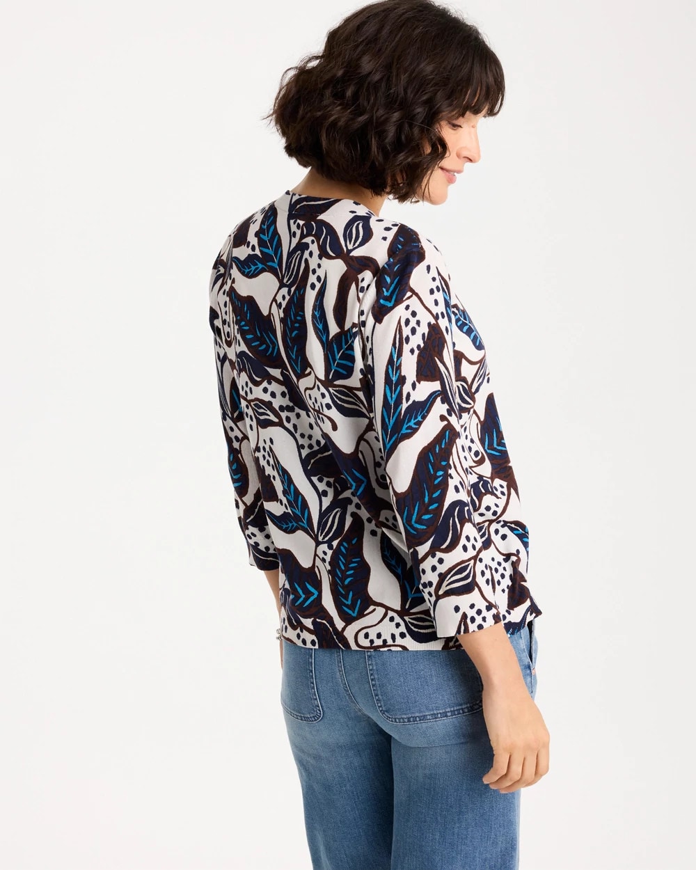 Printed Summer Romance Cardigan