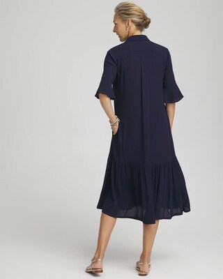 Gauze Midi Dress