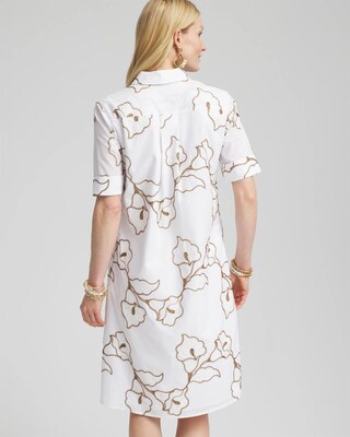 Floral Embroidered Popover Dress click to view larger image.