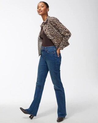 Leopard Denim Jacket