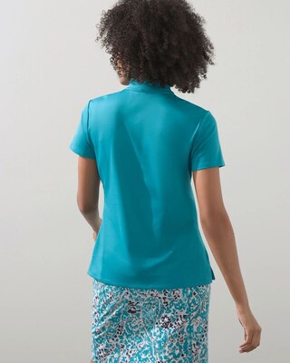 Zenergy® UPF Ruffle Collar Polo