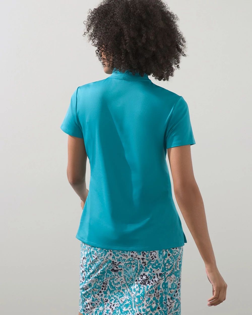 Zenergy® UPF Ruffle Collar Polo