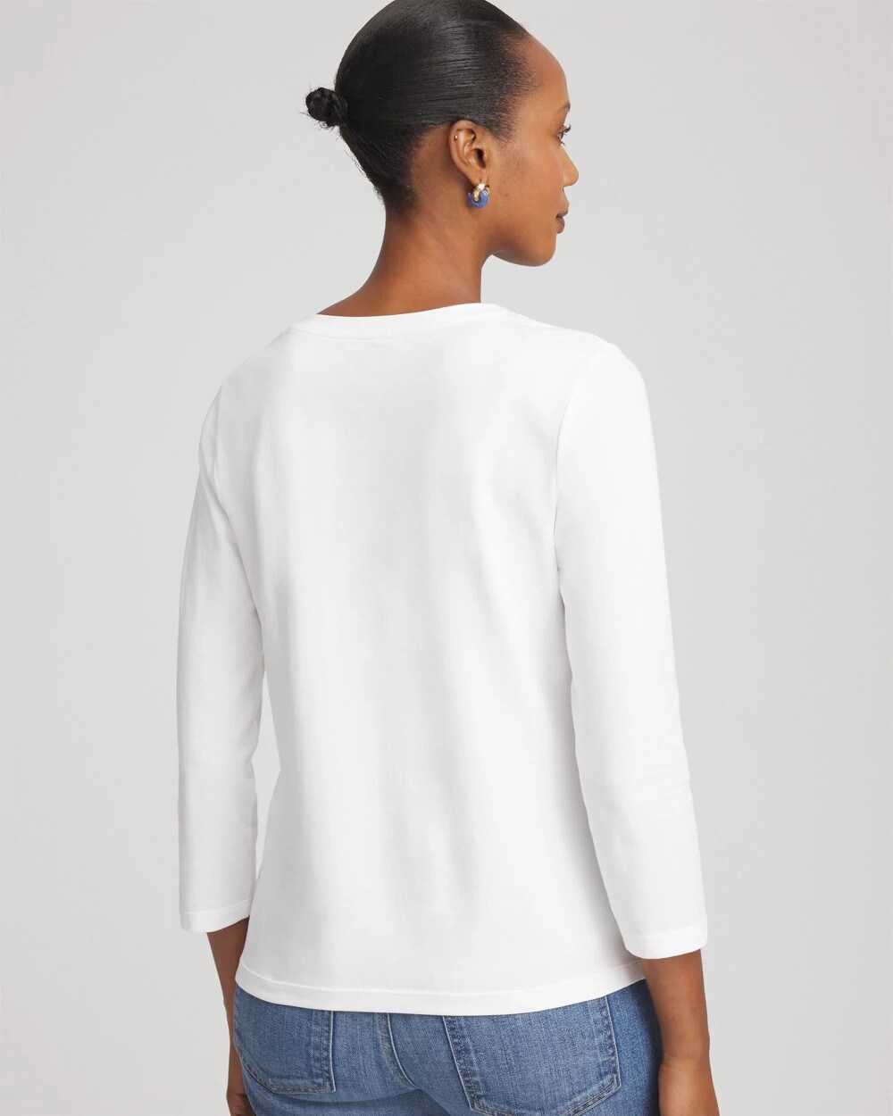 Lace Stretch-Cotton Tee