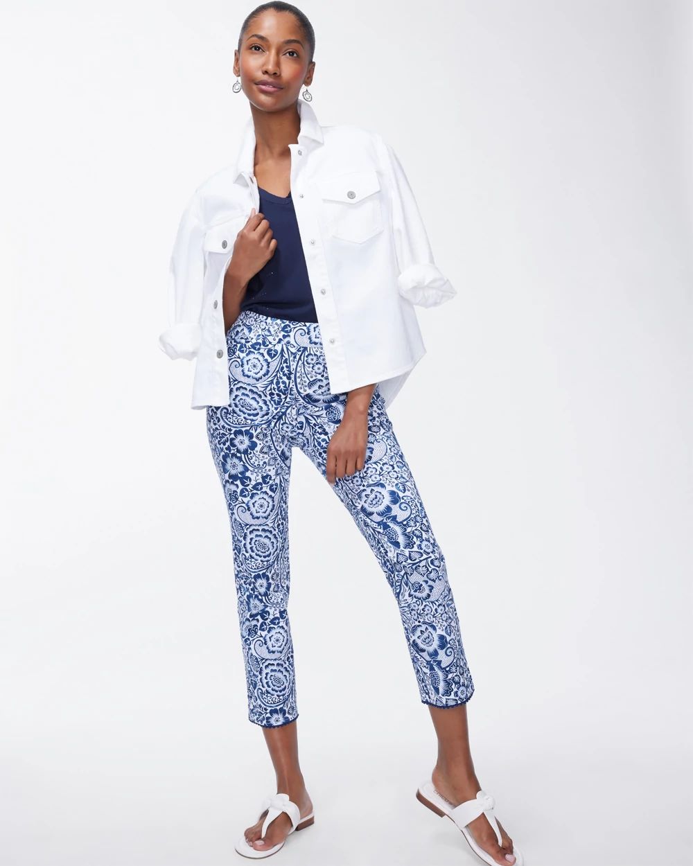 Brigitte Tassel Hem Crops
