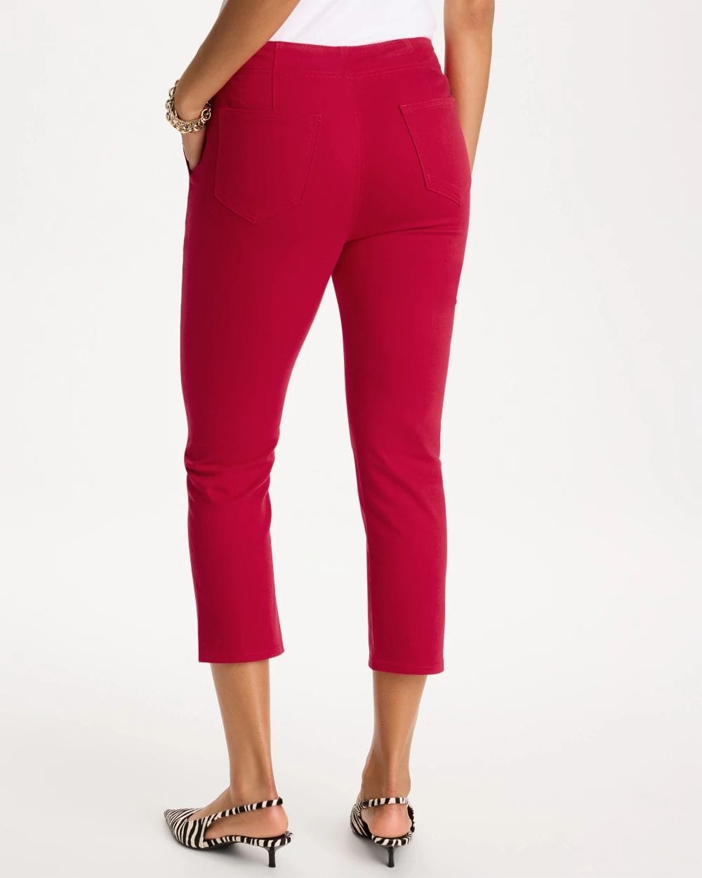 Pull-On Capri Jeans