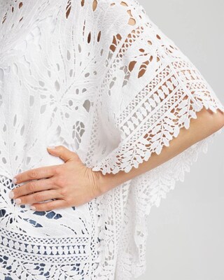 Lace Crochet Poncho