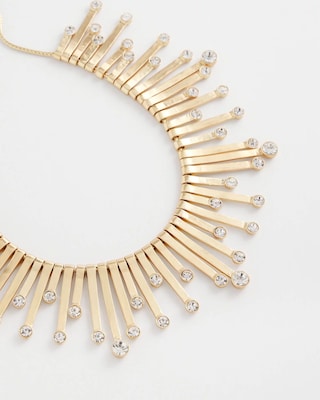 Chico’s Originals Gold Slice & Gem Bib click to view larger image.