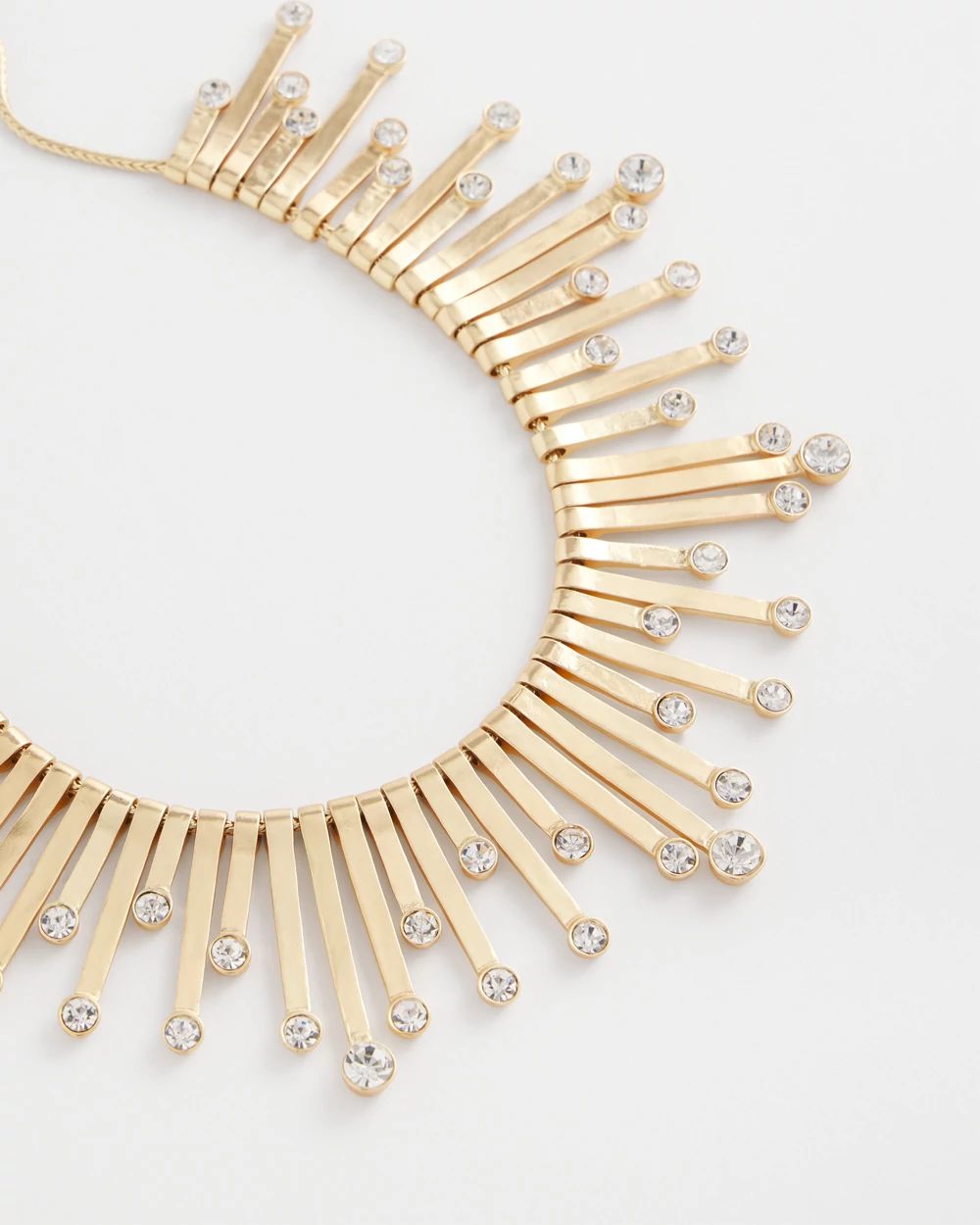 Chico’s Originals Gold Slice & Gem Bib