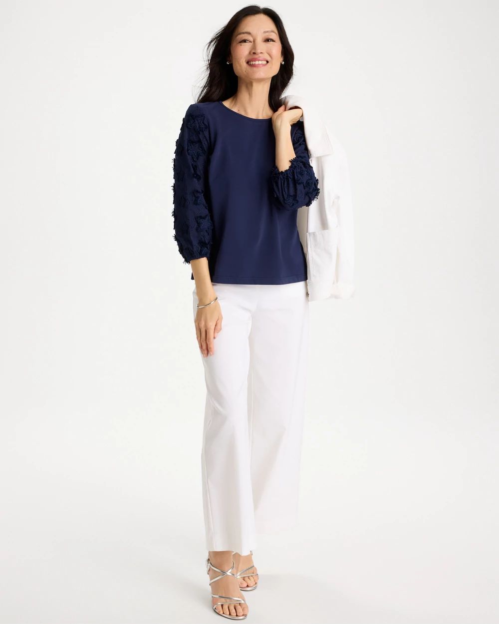 Star Cutout 3/4 Sleeved Tee