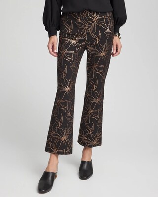 Juliet Fall Print Kick Flare Pants