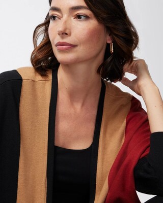 Colorblock Sweater Ruana