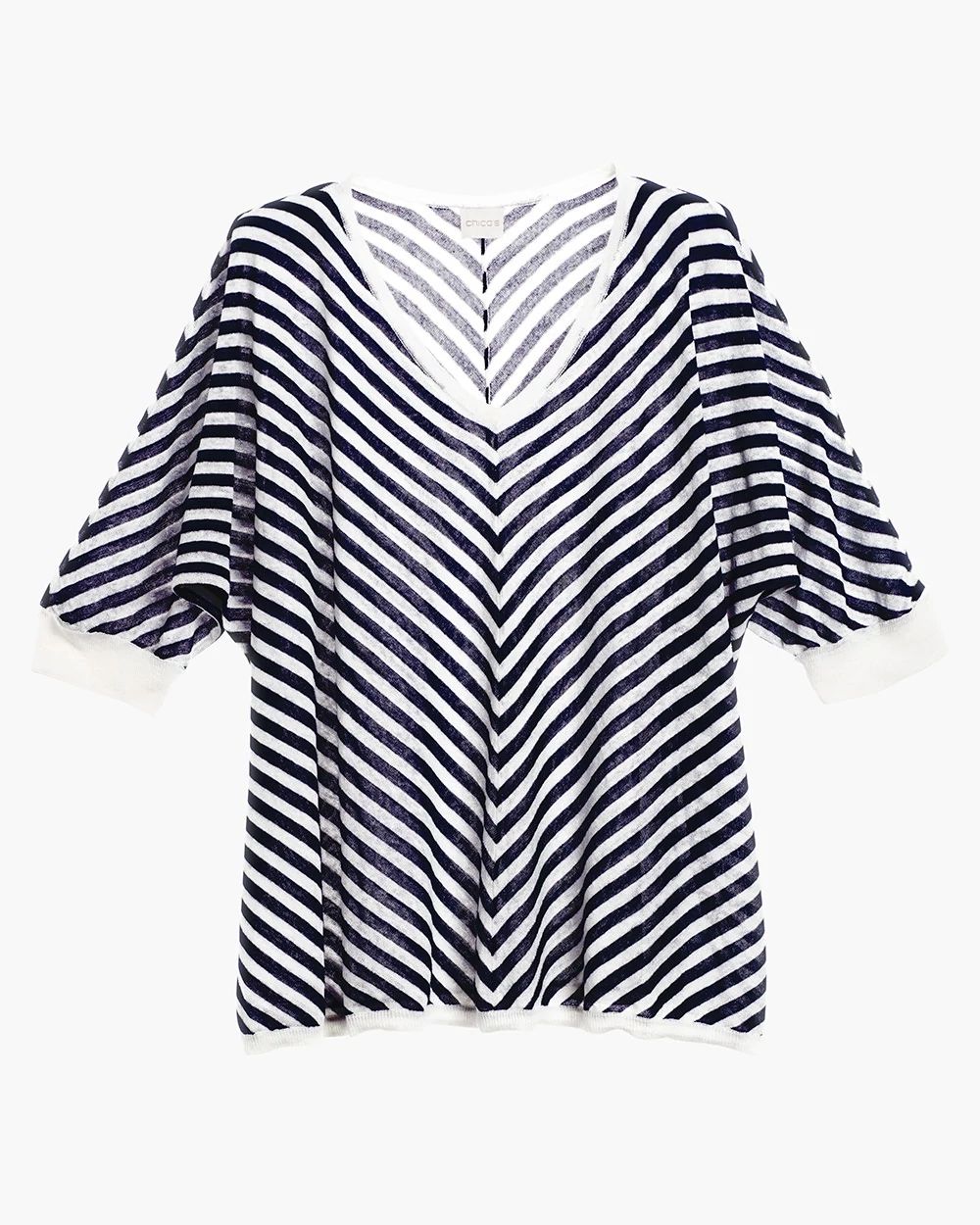 Slubby Striped Mary Pullover Sweater