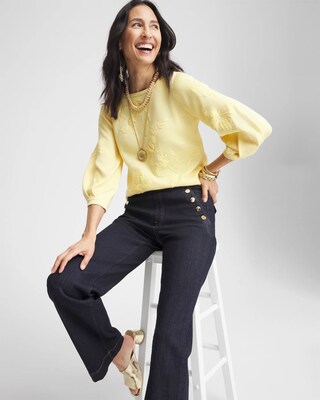 Golden Haze Embroidered Pullover click to view larger image.