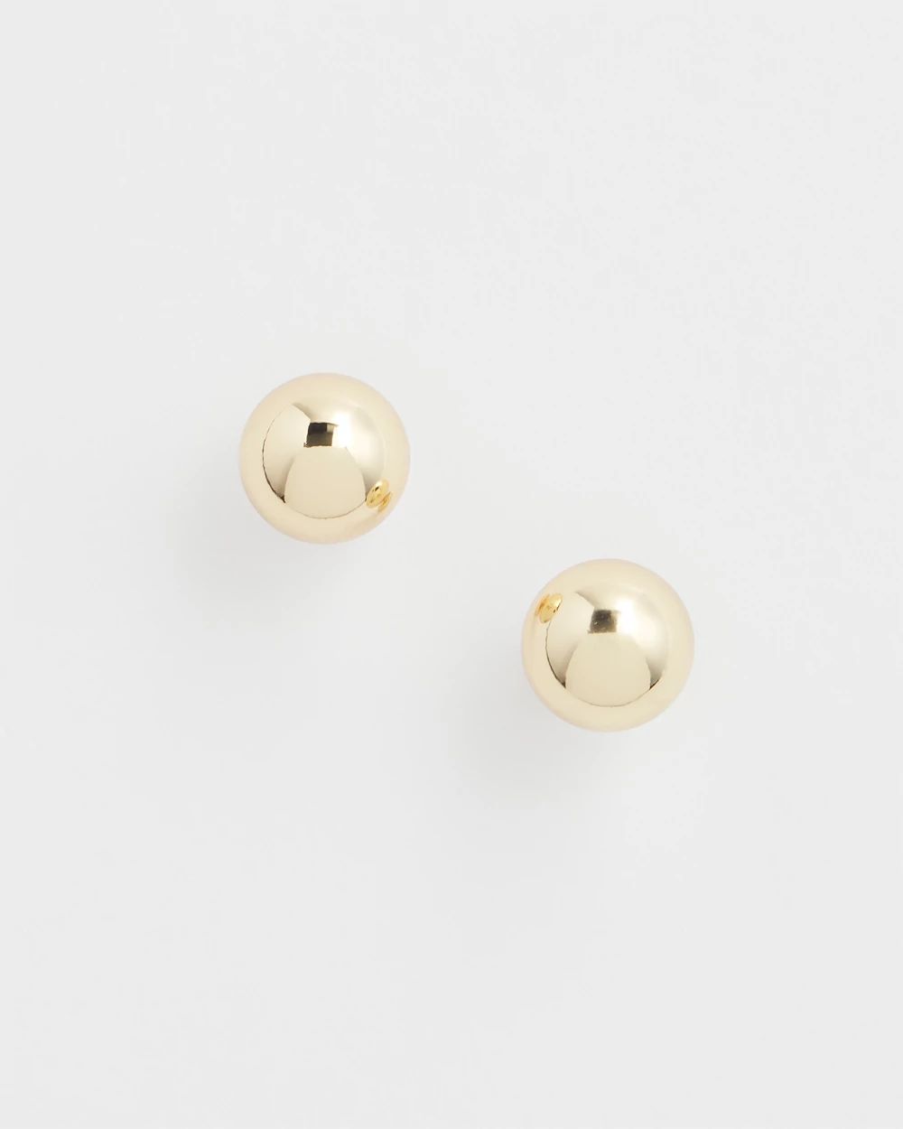Gold Tone Stud Earrings