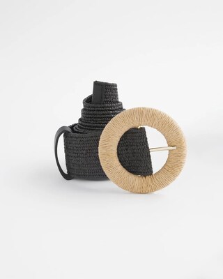 Black & Tan Stretch Belt