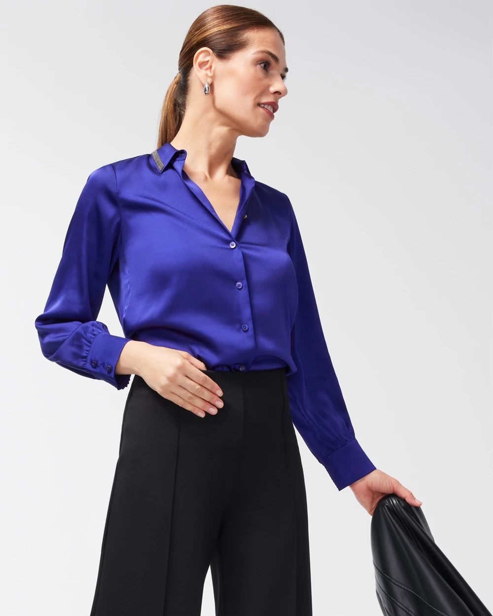 Ball Chain Detail Shirt