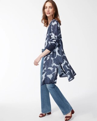 Jacquard Floral Cardigan