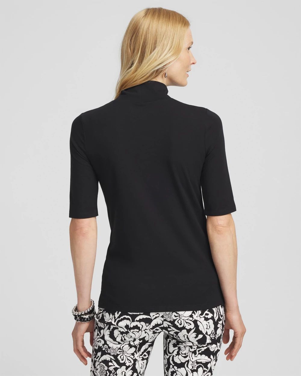 Touch of Cool™ Mock Neck Short Sleeve Tee