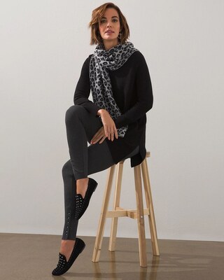Ponte Rivet Stud Leggings