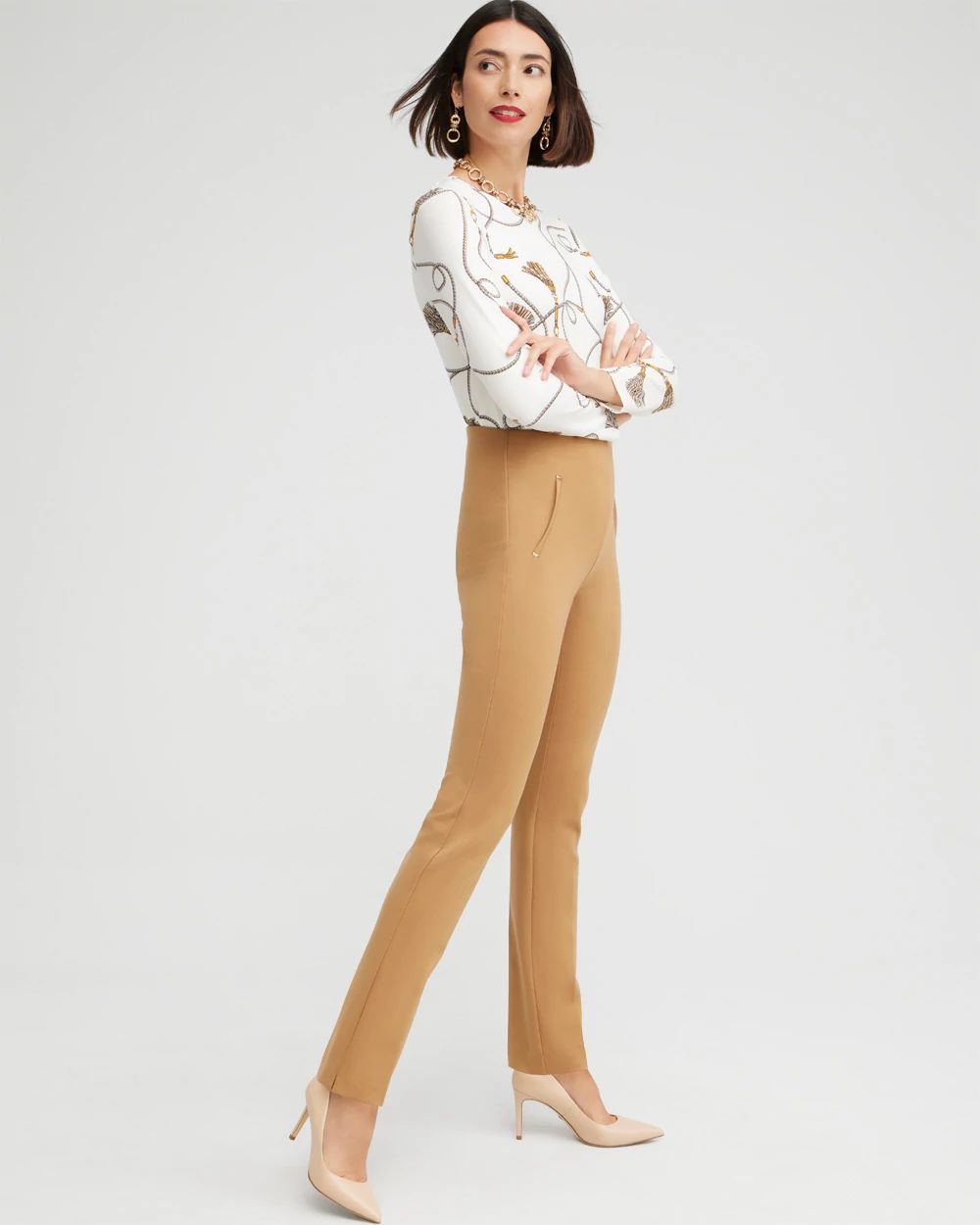 Juliet Ponte Trim Detail Pants