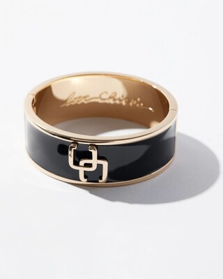Enamel Wide Hinge Bracelet