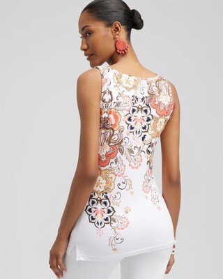Touch of Cool™ Floral Polished Tank