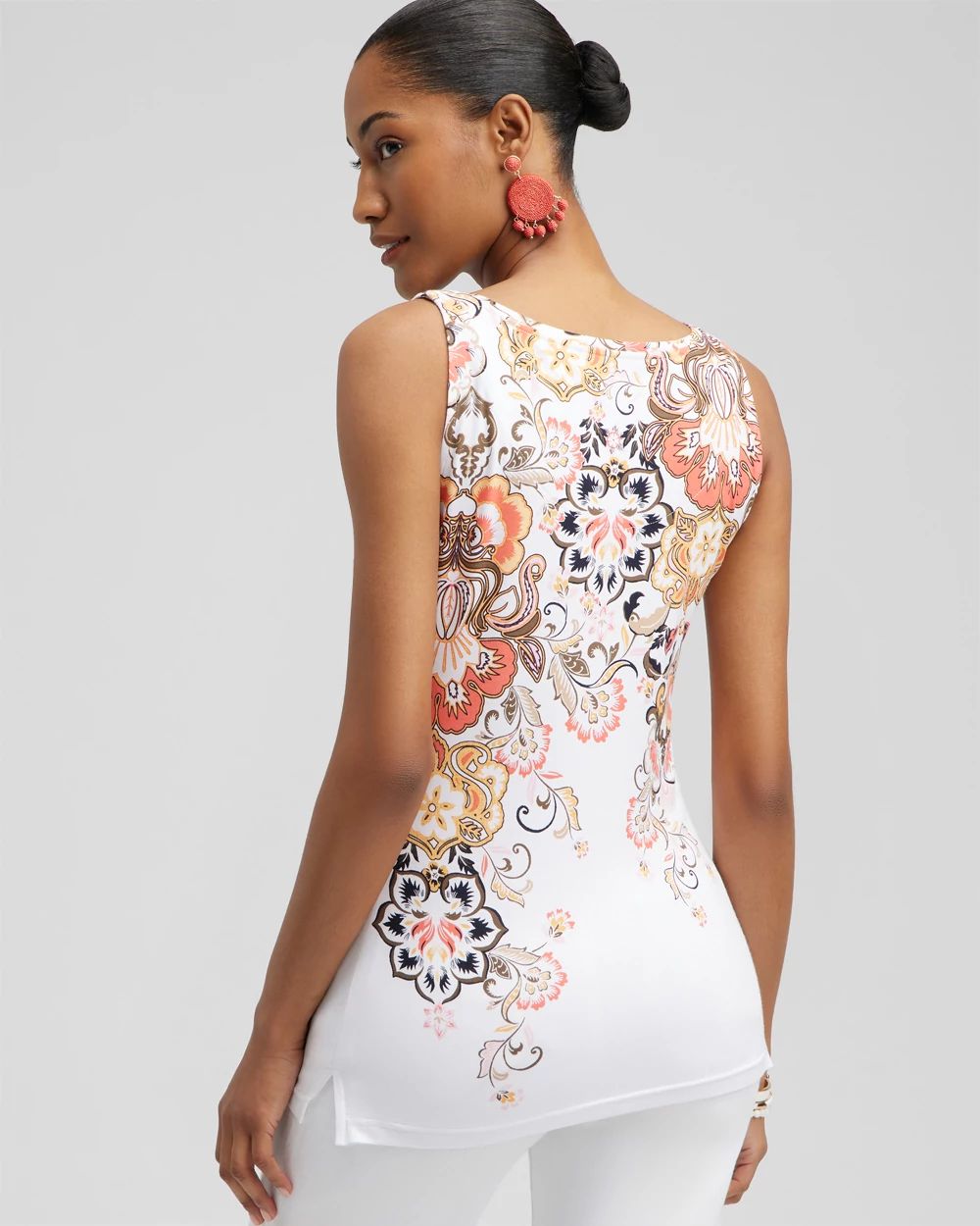 Touch of Cool™ Floral Polished Tank