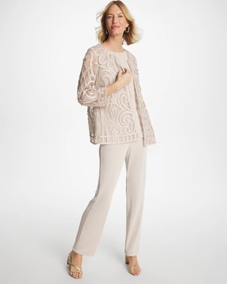 Short Embroidered Lace Jacket click to view larger image.