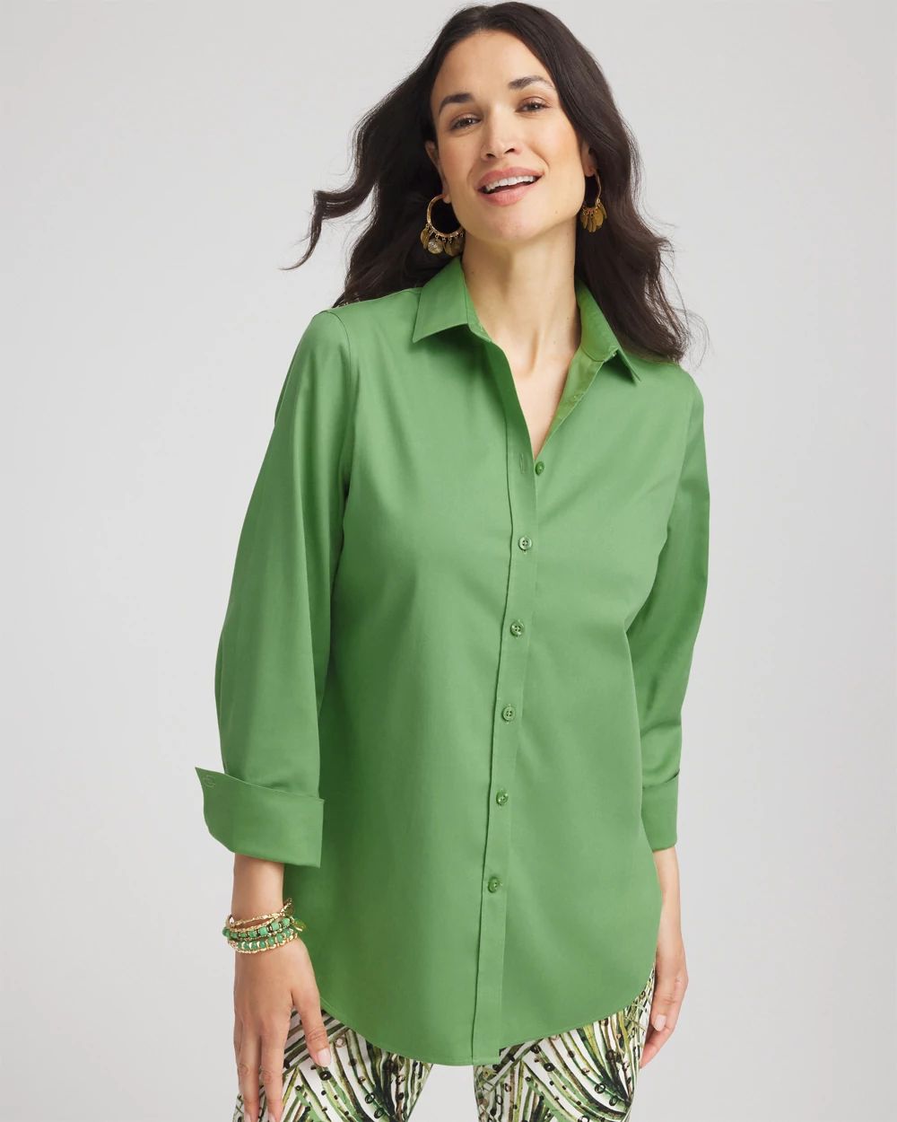 3/4 Sleeve Stretch Shirt
