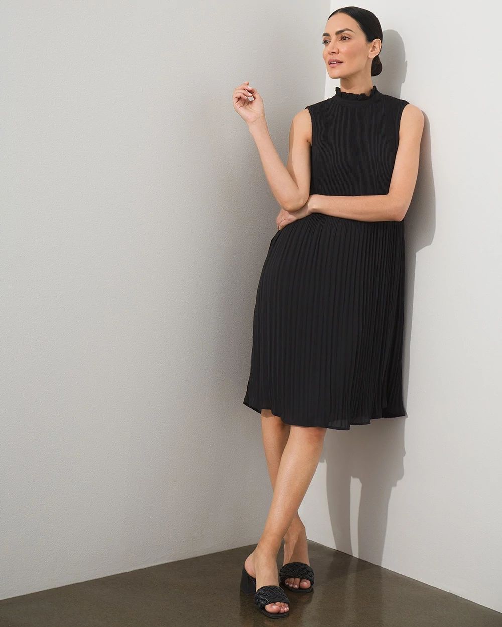 Black Label Crinkle Dress