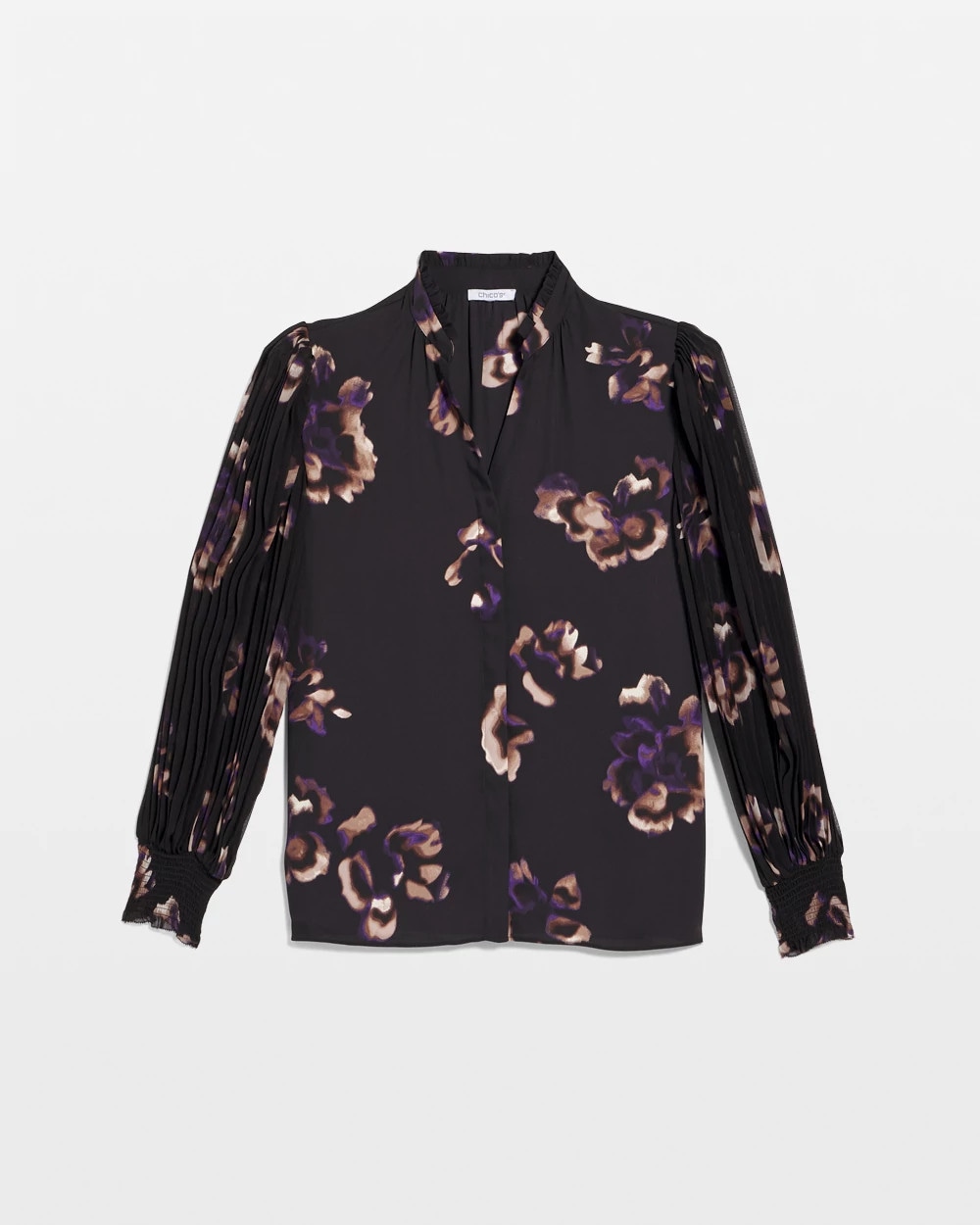Fjord Flora Opaque Crepe Blouse