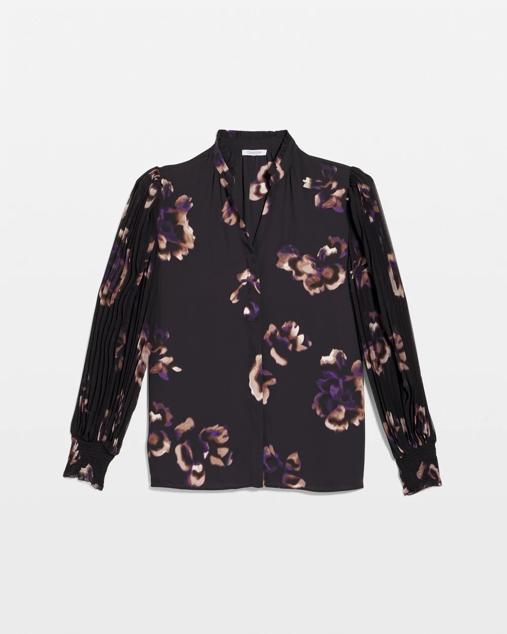 Fjord Flora Opaque Crepe Blouse