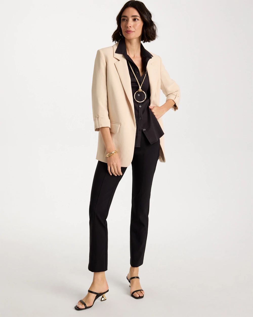 Juliet Bi-Stretch Slim Ankle Pants click to view larger image.