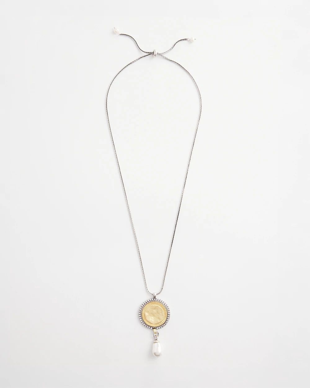 Adjustable Coin Pendant Necklace