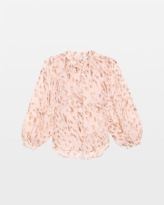 Georgette Soft Spots Blouse click to view larger image.