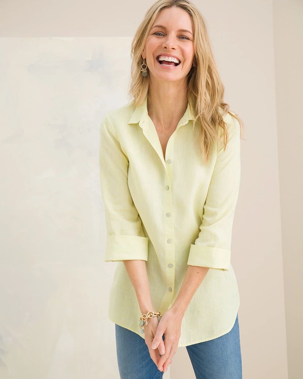 No Iron Linen Shirt