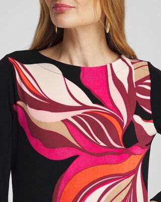 Travelers™ Floral Boat Neck Tunic