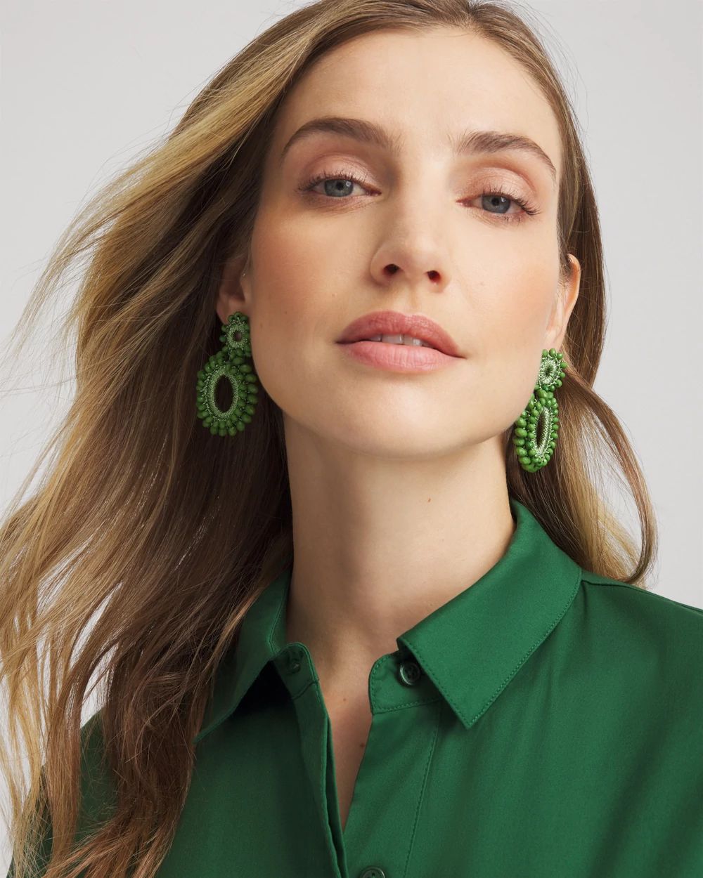 No Droop® Mixed-Media Drop Earrings
